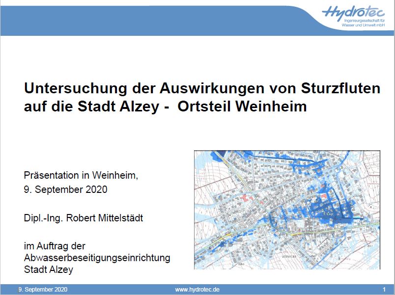 Auszug aus der Hydrotec-Präsentation in Weinheim am 09.09.20